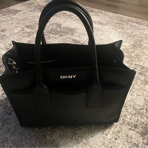 DKNY Elegant Black Satchel